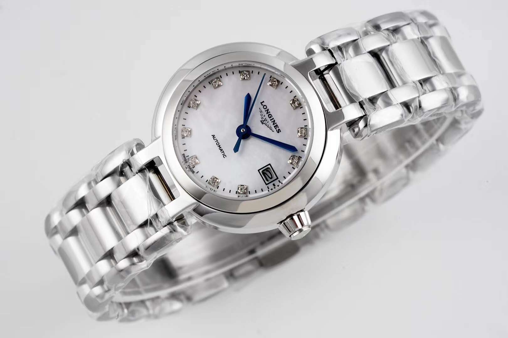 Primaluna MOP White Dial with D1am0nd Markers